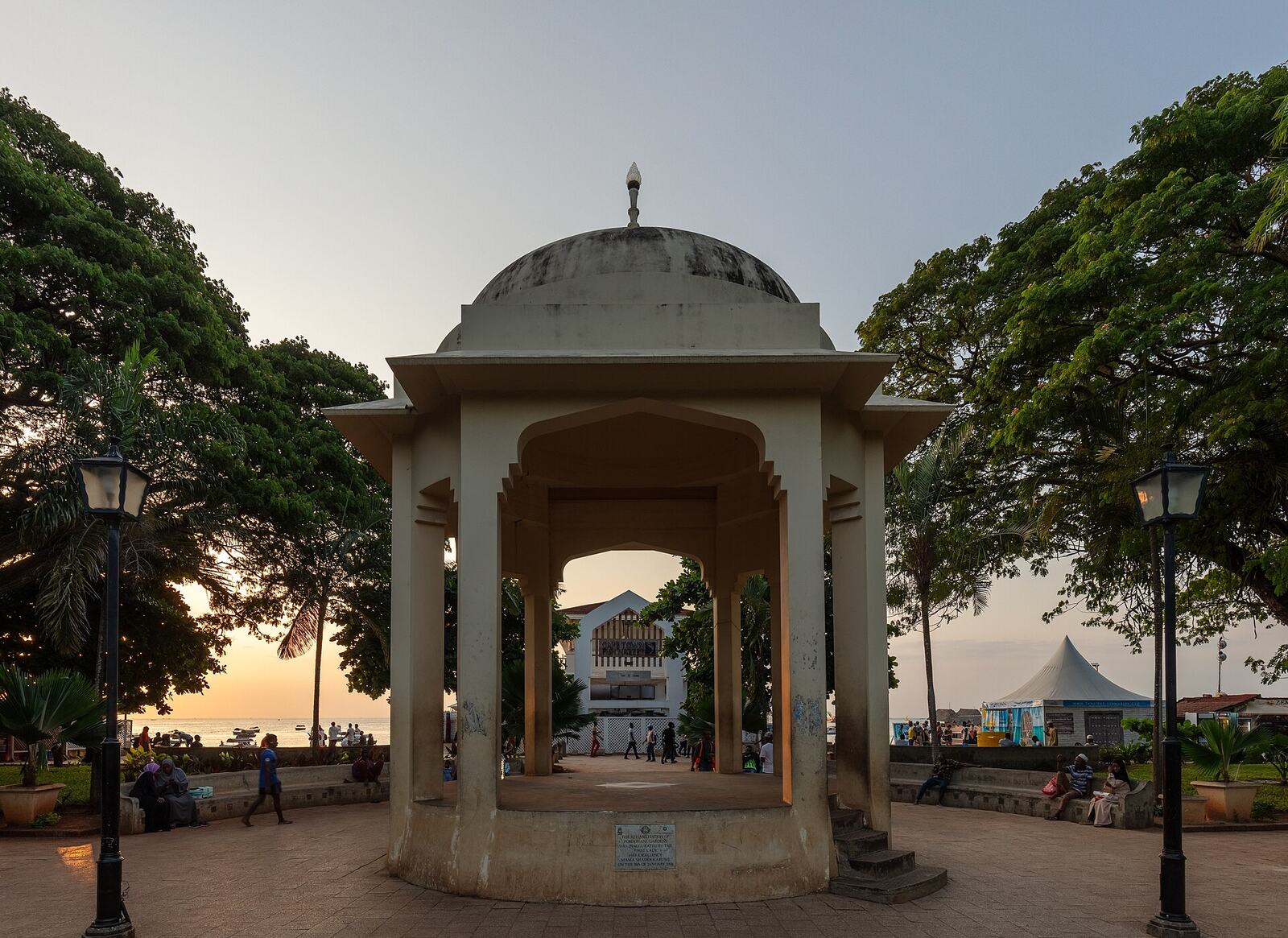 Forodhani Gardens on the Stone Town seafront, Zanzibar